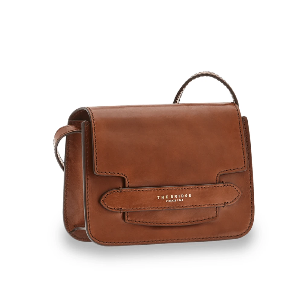 The Bridge Women's Brown Leather Handbag Lucrezia