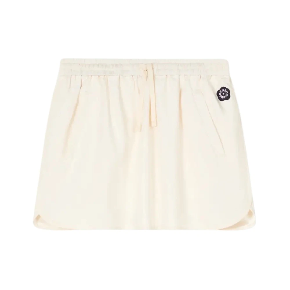 Kenzo Donna Bianco Gonne, S, New,
