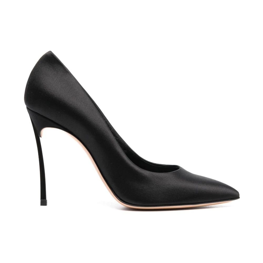 Casadei Zwarte Blade Twenties Leren Pumps Black Dames