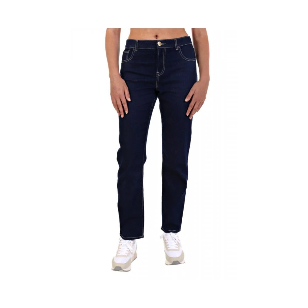 Emporio Armani Women's Blue Slim Fit Jeans, W27, Slim-Fit Jeans