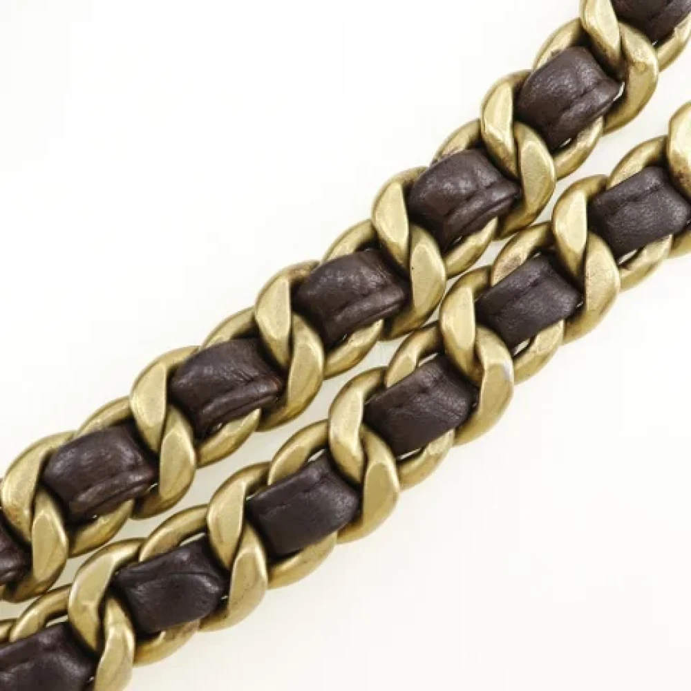 Chanel Vintage Pre-owned Leather backpacks Brown Dames