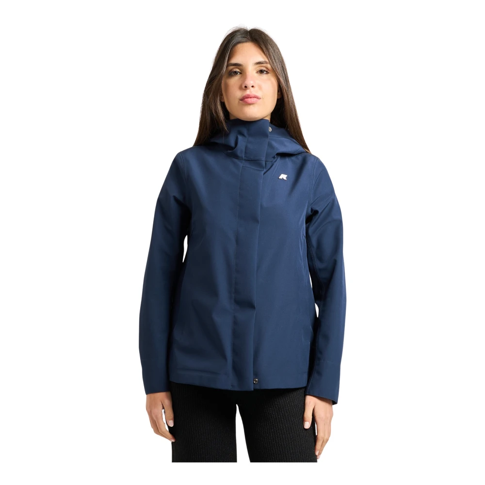 K-Way Damen Blau Jacken, Lgröße: