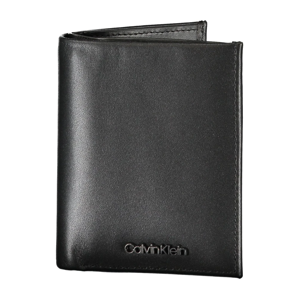 Calvin Klein Men's Black Wallet With Rfid Blocking