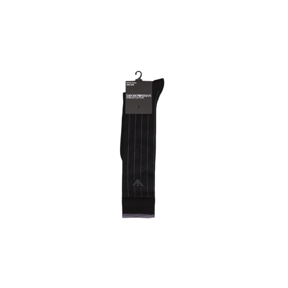 Emporio Armani Pinstripe Katoenmix Ondergoed Black Heren