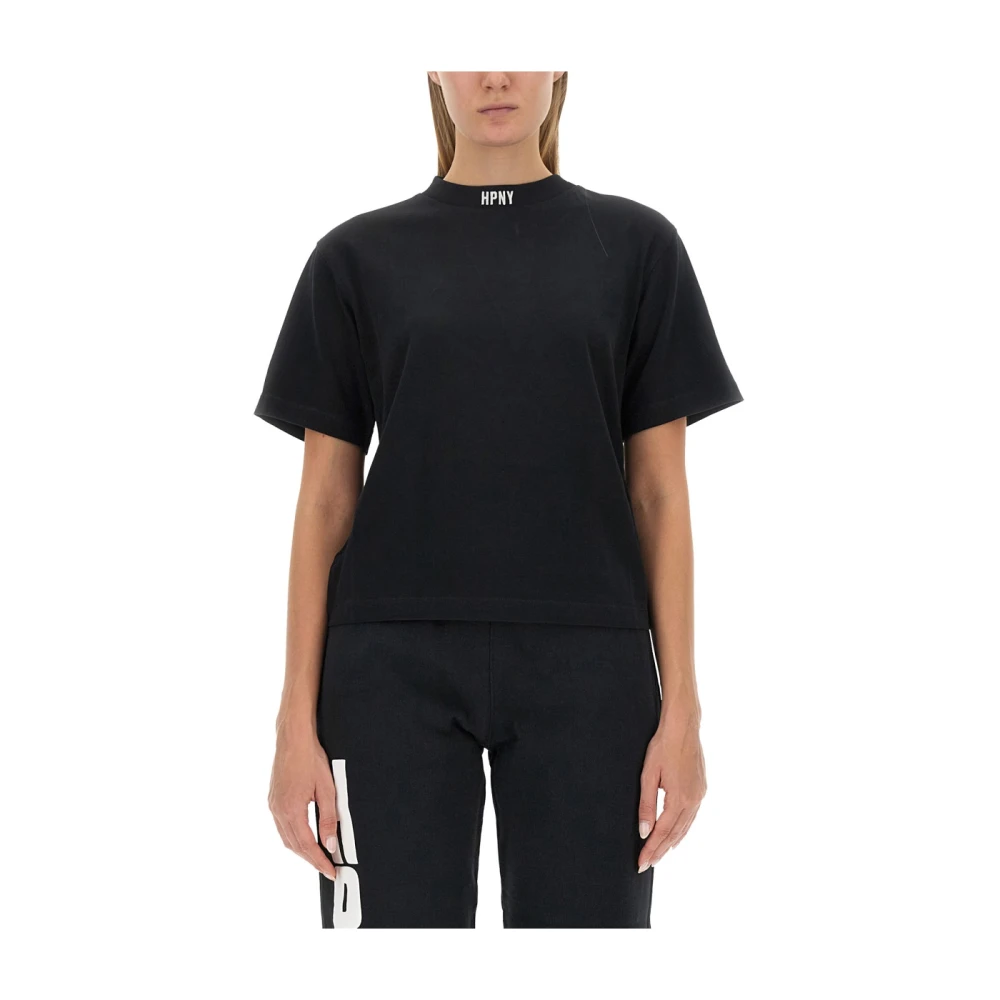 Heron Preston T-shirt met logoprint Black Dames