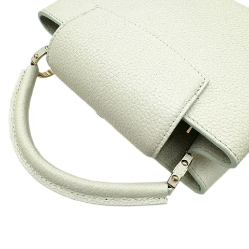 Louis Vuitton Vintage Pre-owned Canvas handbags White Heren