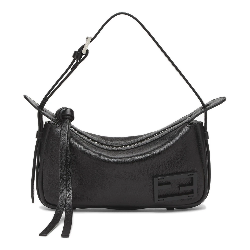 Fendi Iconische FF-versierde schoudertas Black Dames