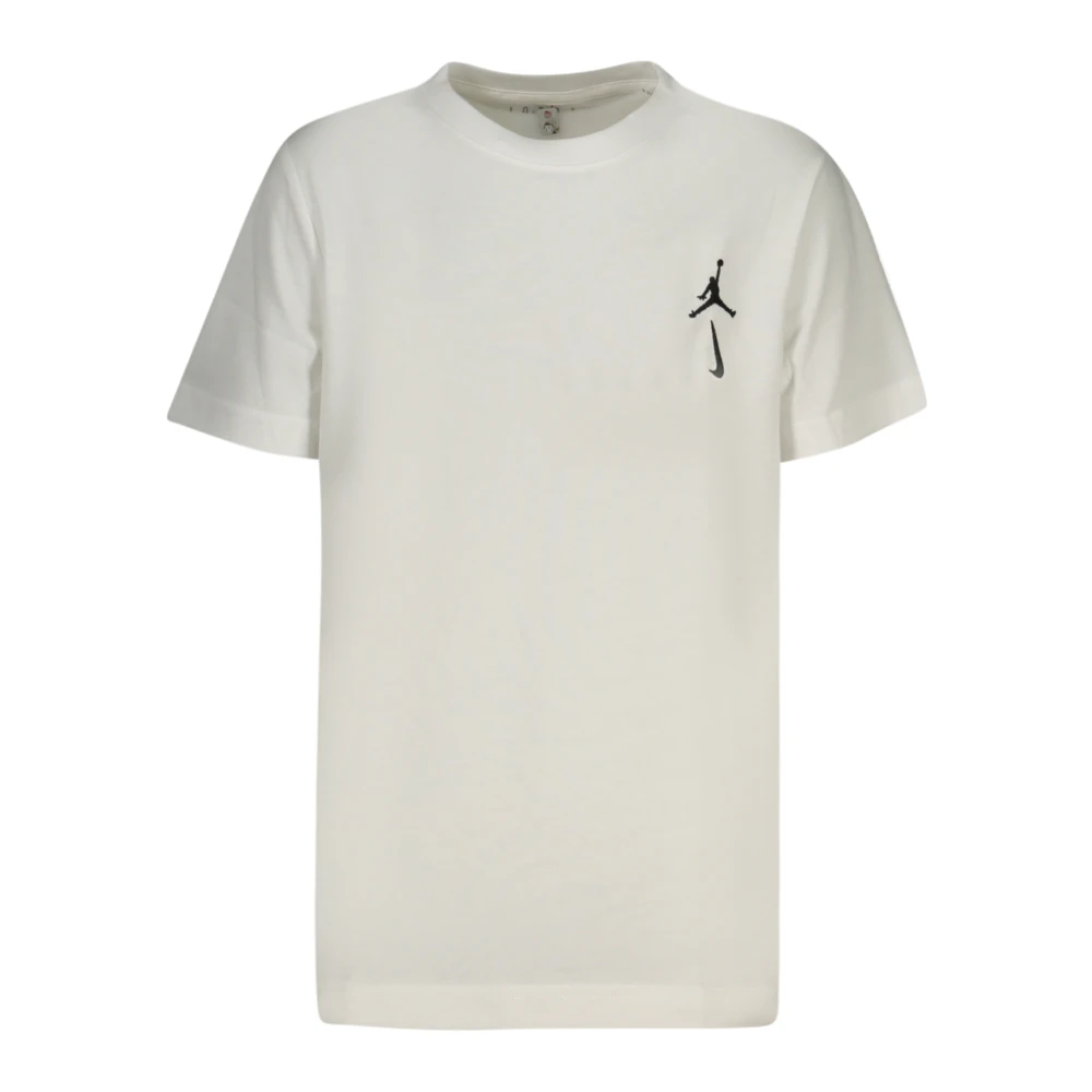 Jordan White Short-Sleeved T-Shirt - Unisex - Kids Short Sleeve T-Shirts - 10 Y - Kids