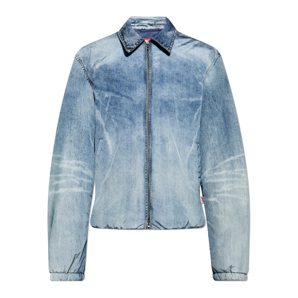 Diesel Uomo Blu Giacca Isolata J-Act