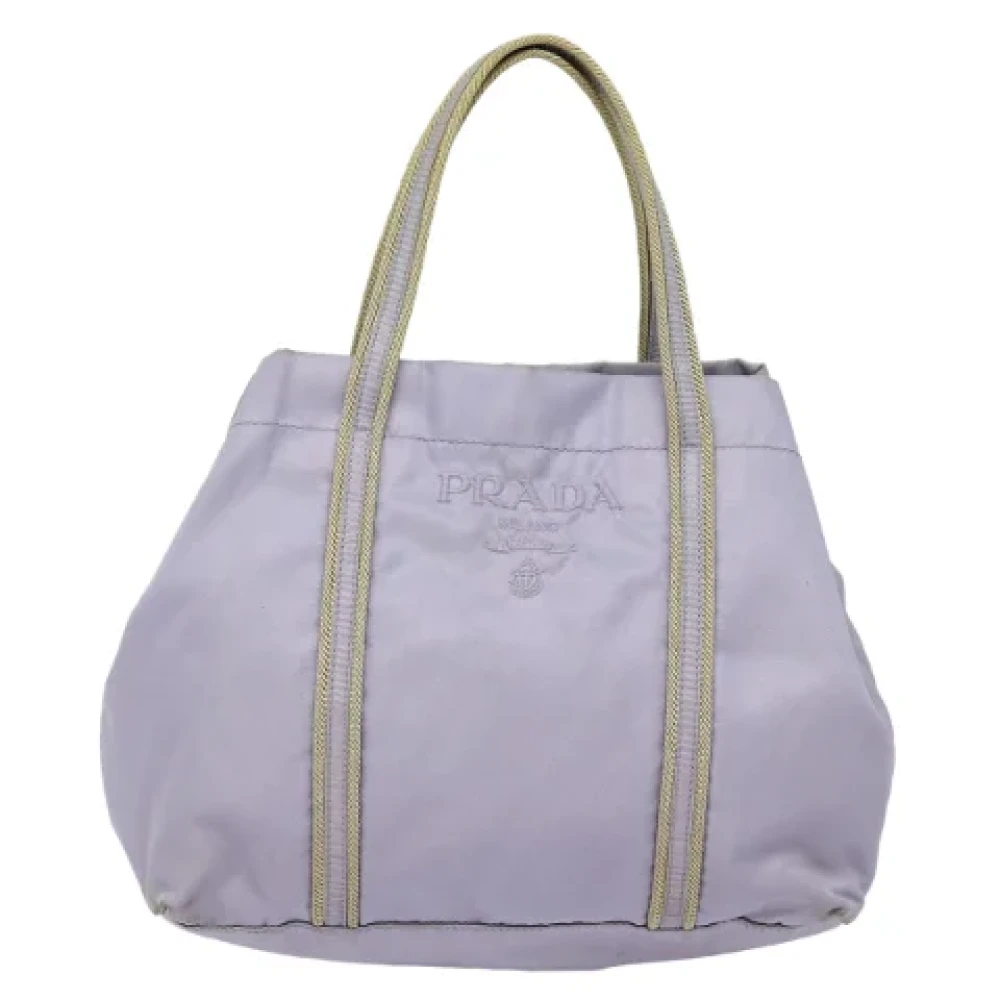 Prada Vintage Pre-owned Fabric prada-bags Purple Dames