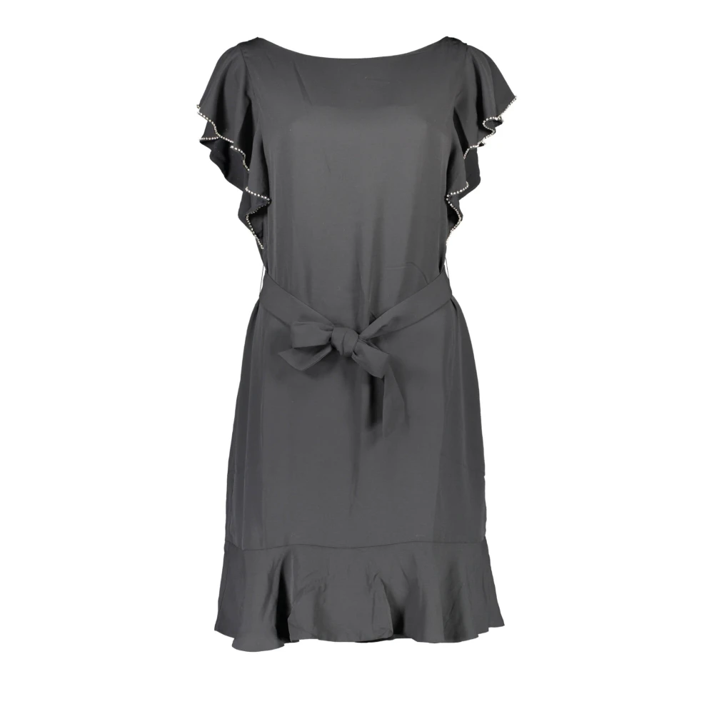 Guess Korte Zwarte Jurk met Korte Mouwen Black Dames