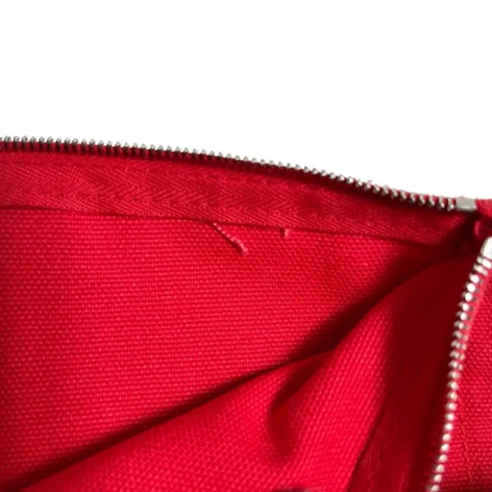 Hermès Vintage Pre-owned Cotton pouches Red Dames