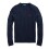 hunter-navy-sweatshirt-med-flatad-textur