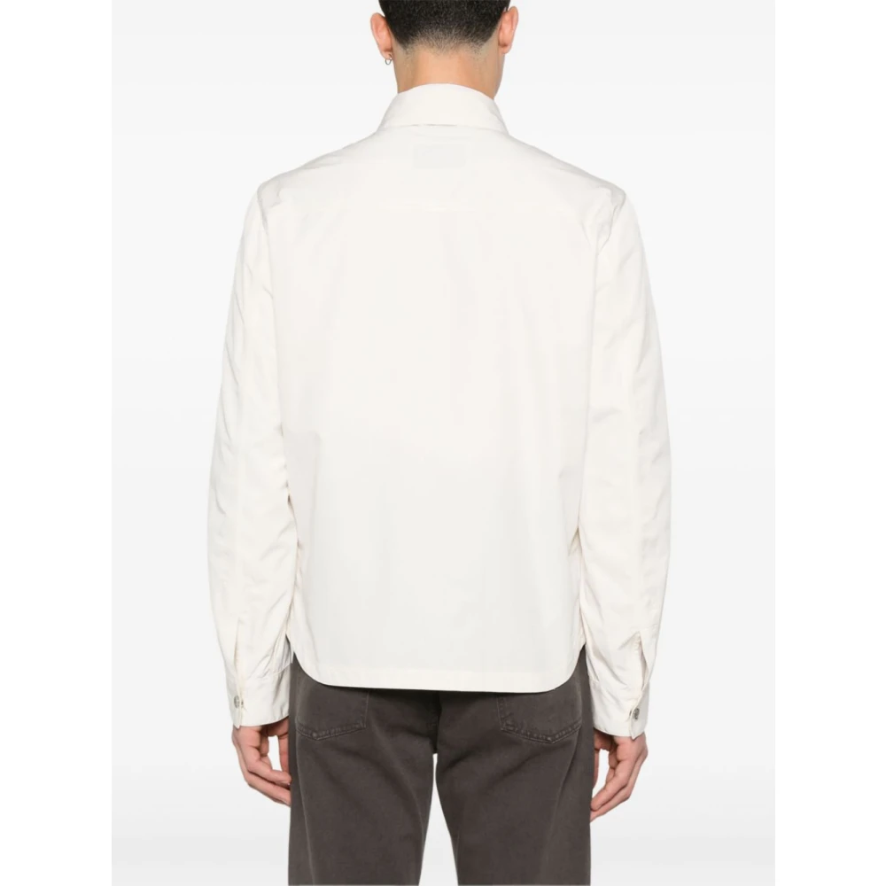 BRUNELLO CUCINELLI Beige Technische Overhemdjasje Beige Heren