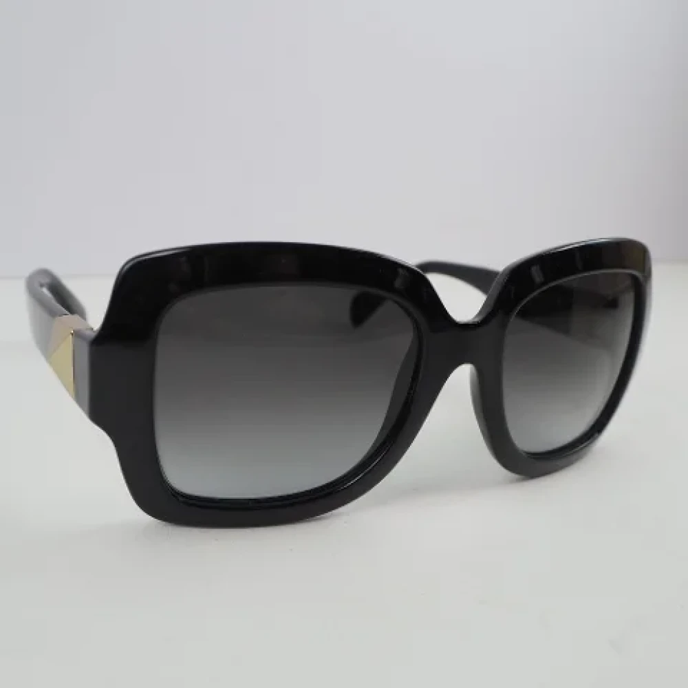 Valentino Vintage Pre-owned Glass sunglasses Black Dames