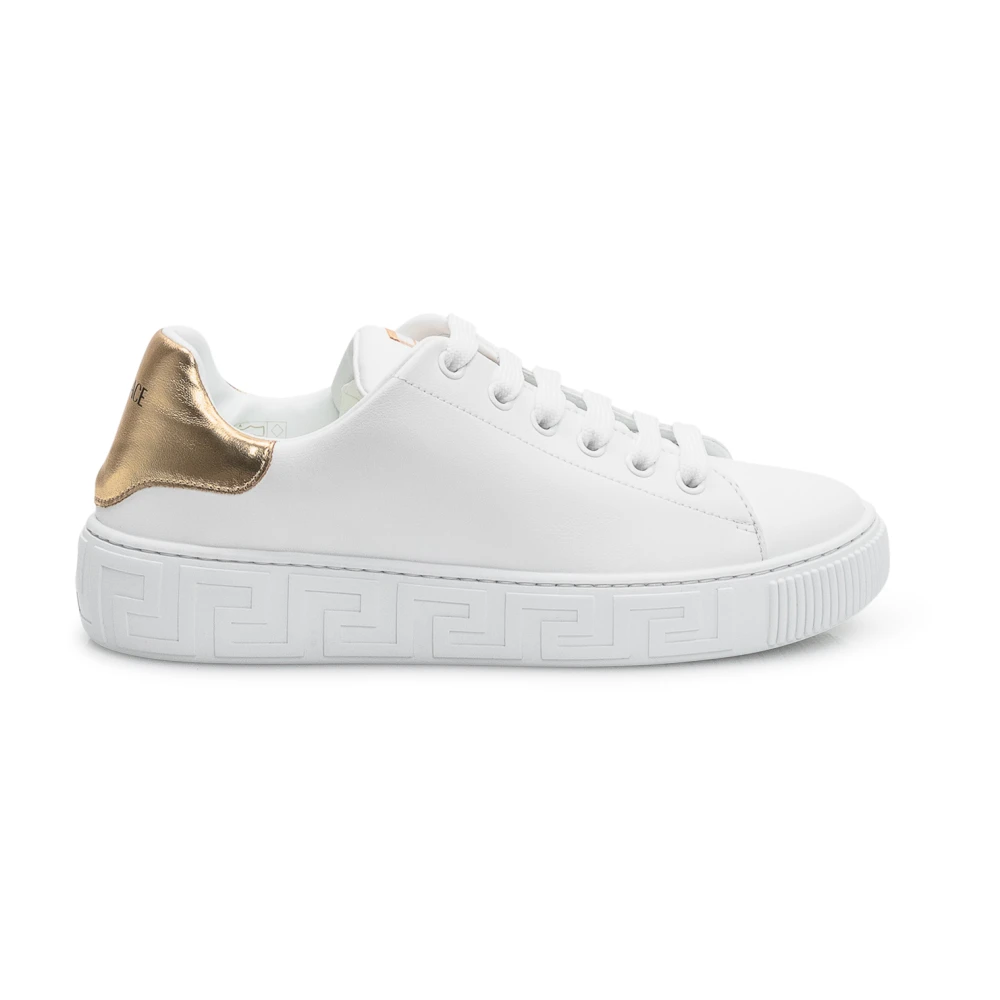 Versace Greca Low-top Sneaker Dames Schoenen Wit