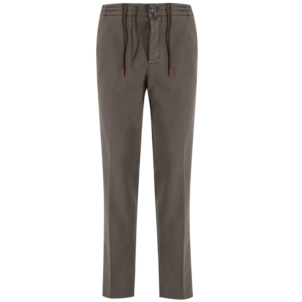 Trousers > Slim-fit Trousers - - Kiton - Modalova