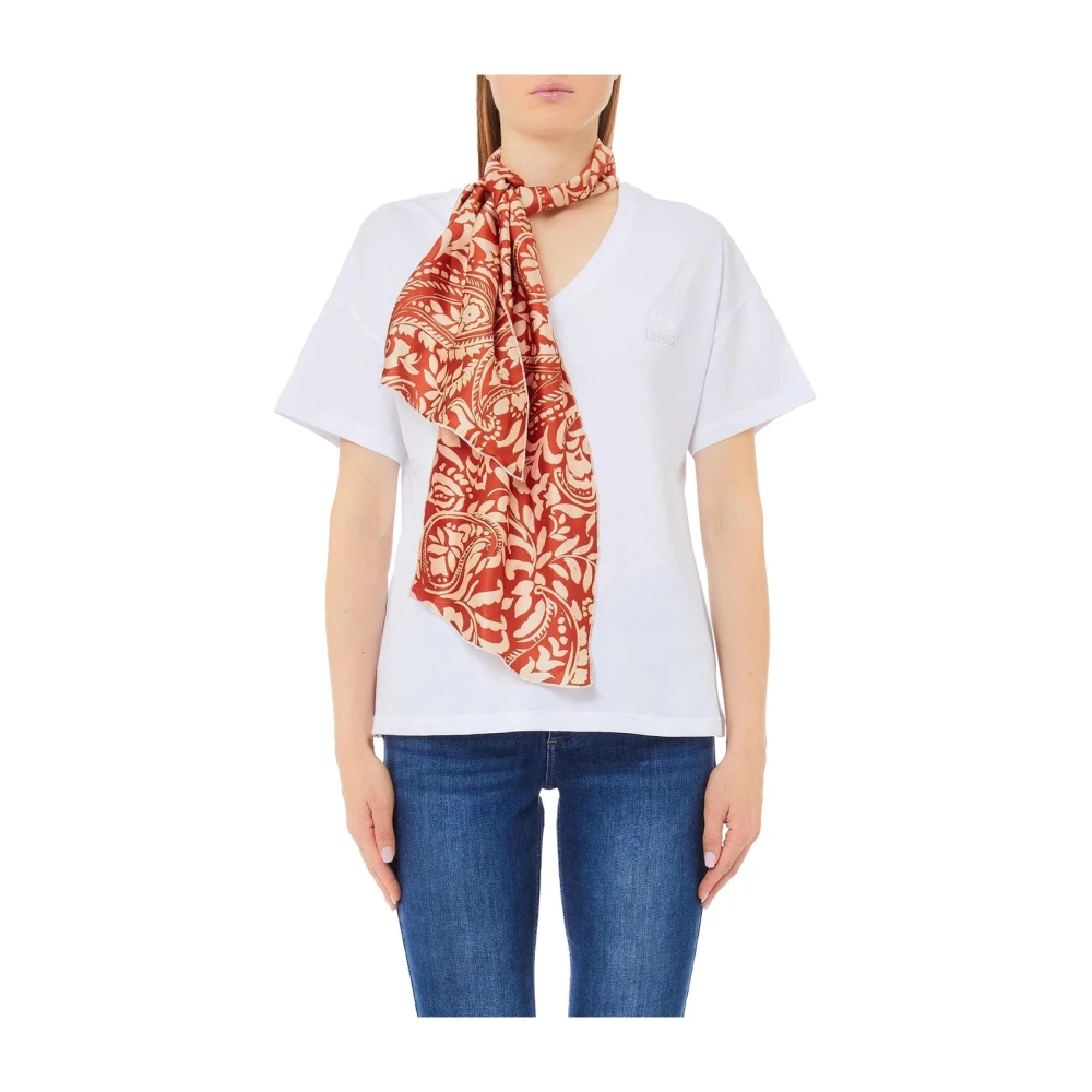 Liu Jo Women's White T-Shirts, Xs, Cotton T-Shirt