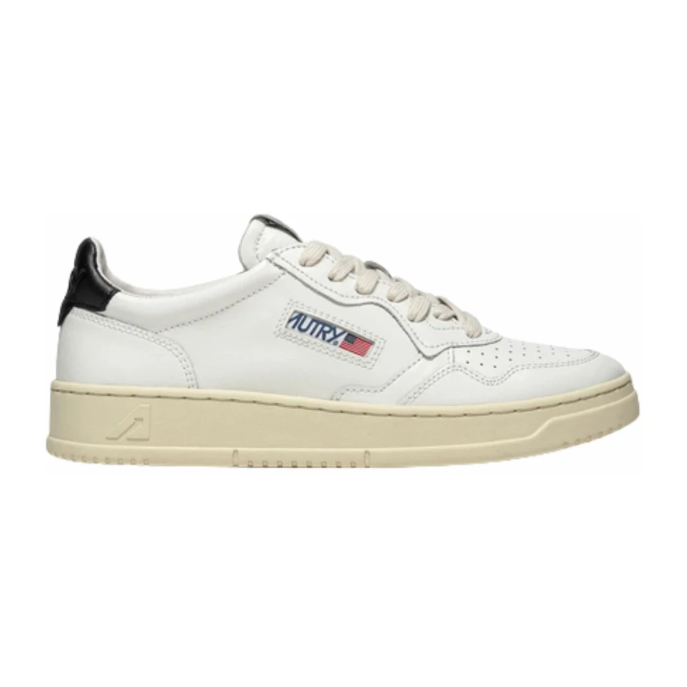 Autry Women's White Sneakers, 5 Uk, Vintage-Inspired Leather Trainers