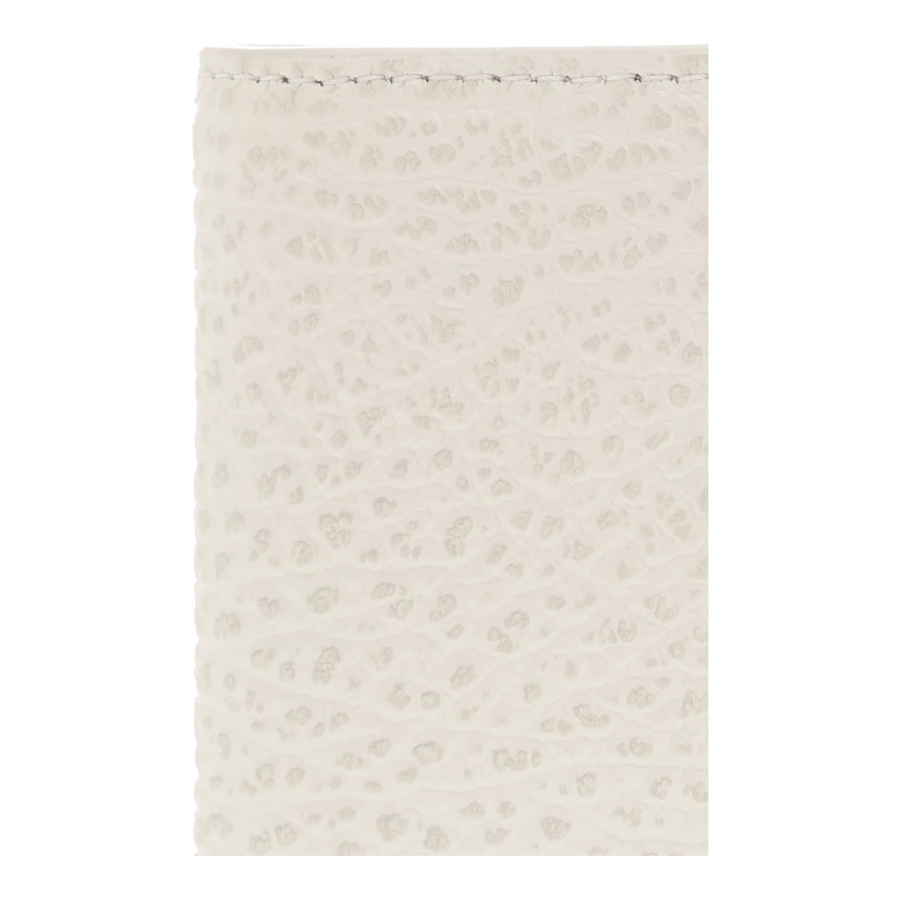 Maison Margiela Leren portemonnee Beige Unisex