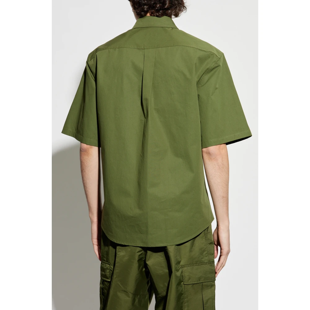 Kenzo Kortemouwenshirt Green Heren