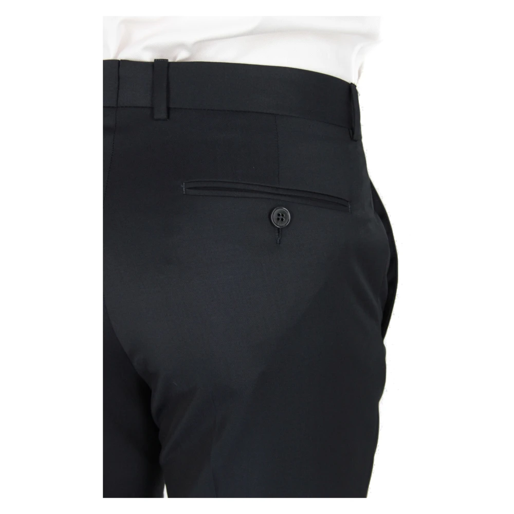 Ermenegildo Zegna Blauwe Wol Drop 7 Jurk Blue Heren
