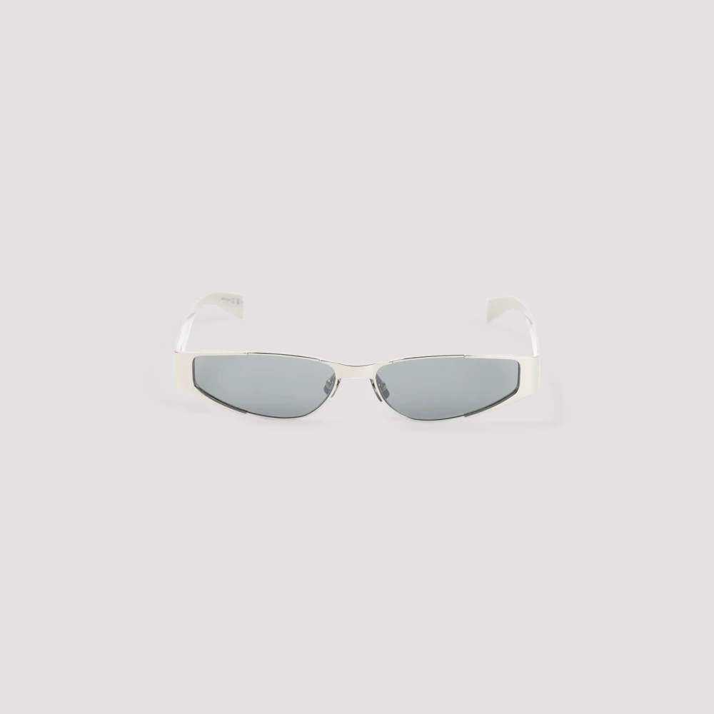 Saint Laurent Zilveren Spiegel Zonnebril Gray Dames