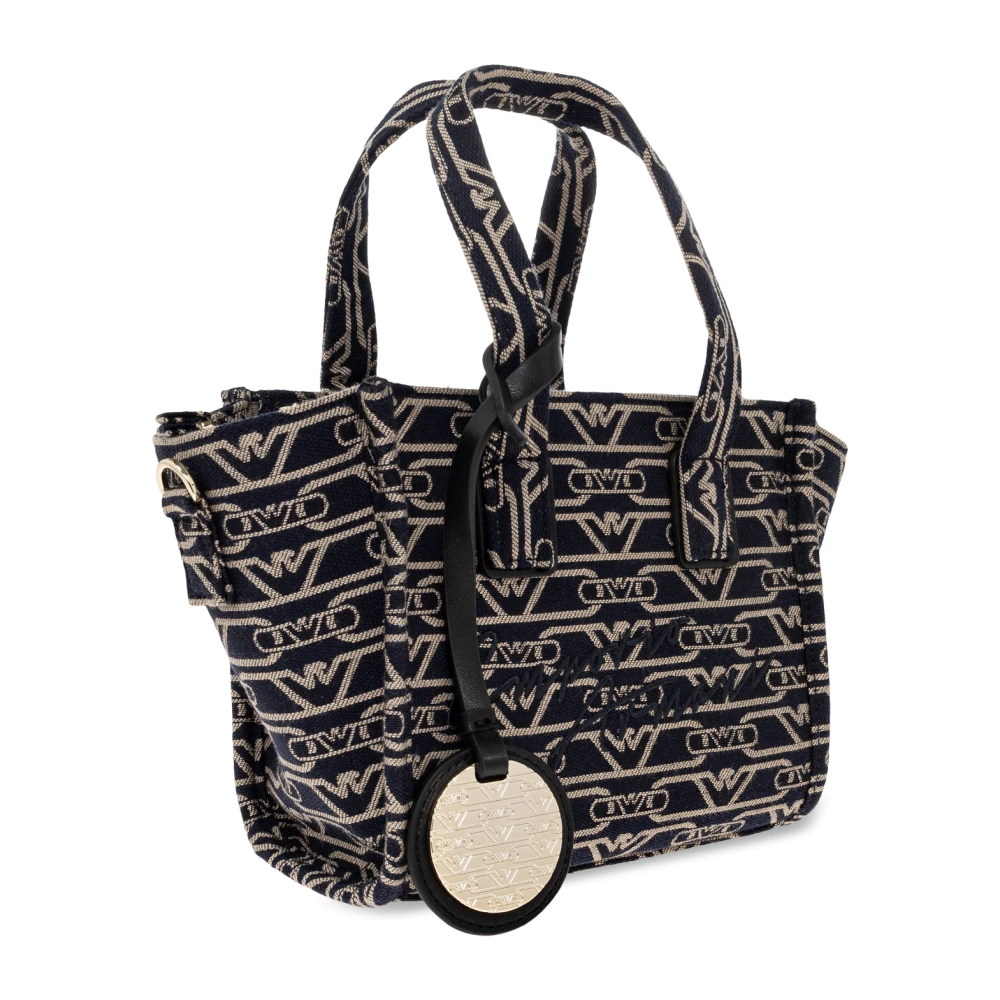 Emporio Armani Monogram Handtas Black Dames