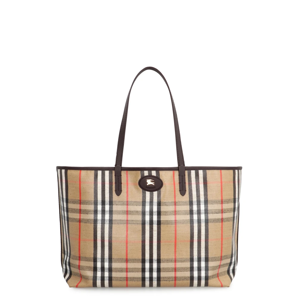 Burberry Women's Beige Highlands Media Tote Bag