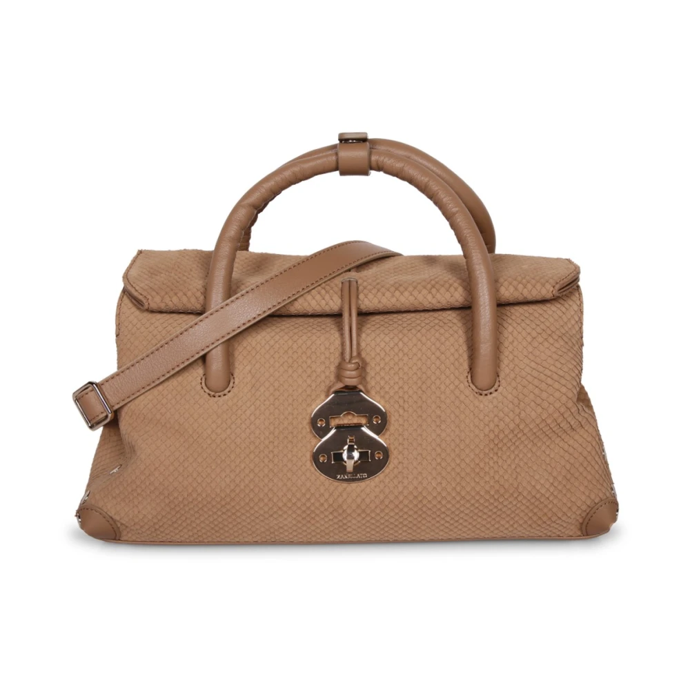 Zanellato Women's Beige Postina Baby Top Handle Bag - Handbags - One Size - Bags