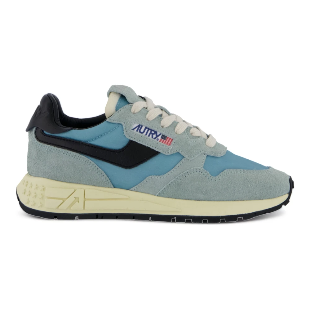 Autry Women's Blue Sneakers, 5 Uk, Reelwind Low