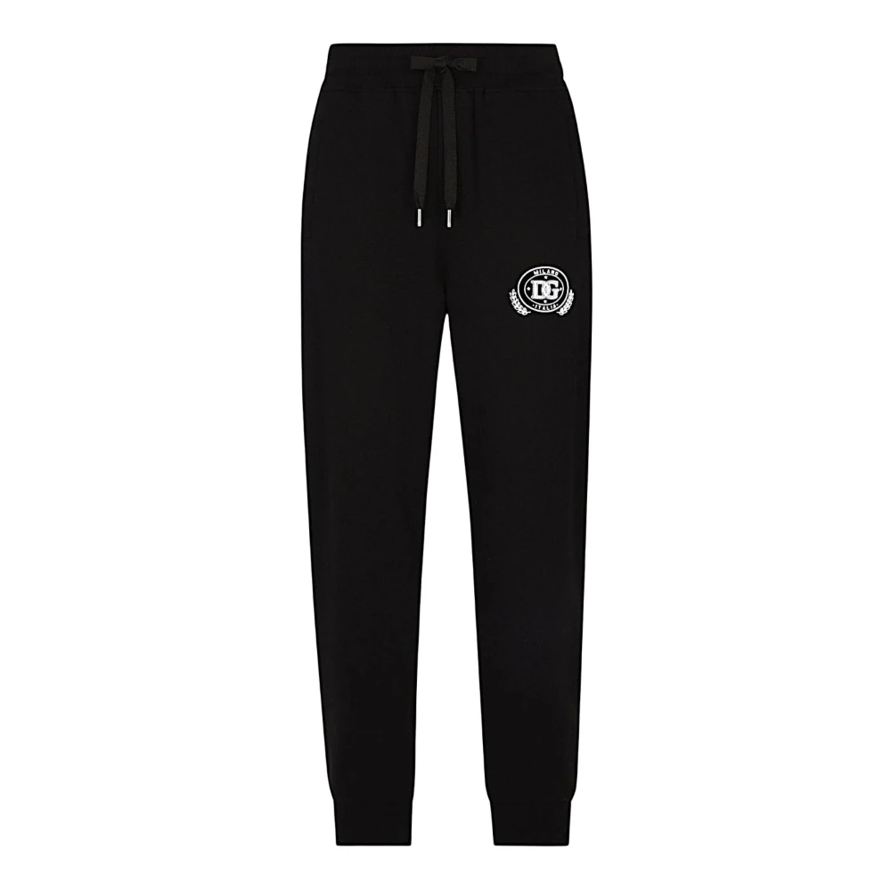 Dolce & Gabbana Uomo Nero Pantaloni, L, New,