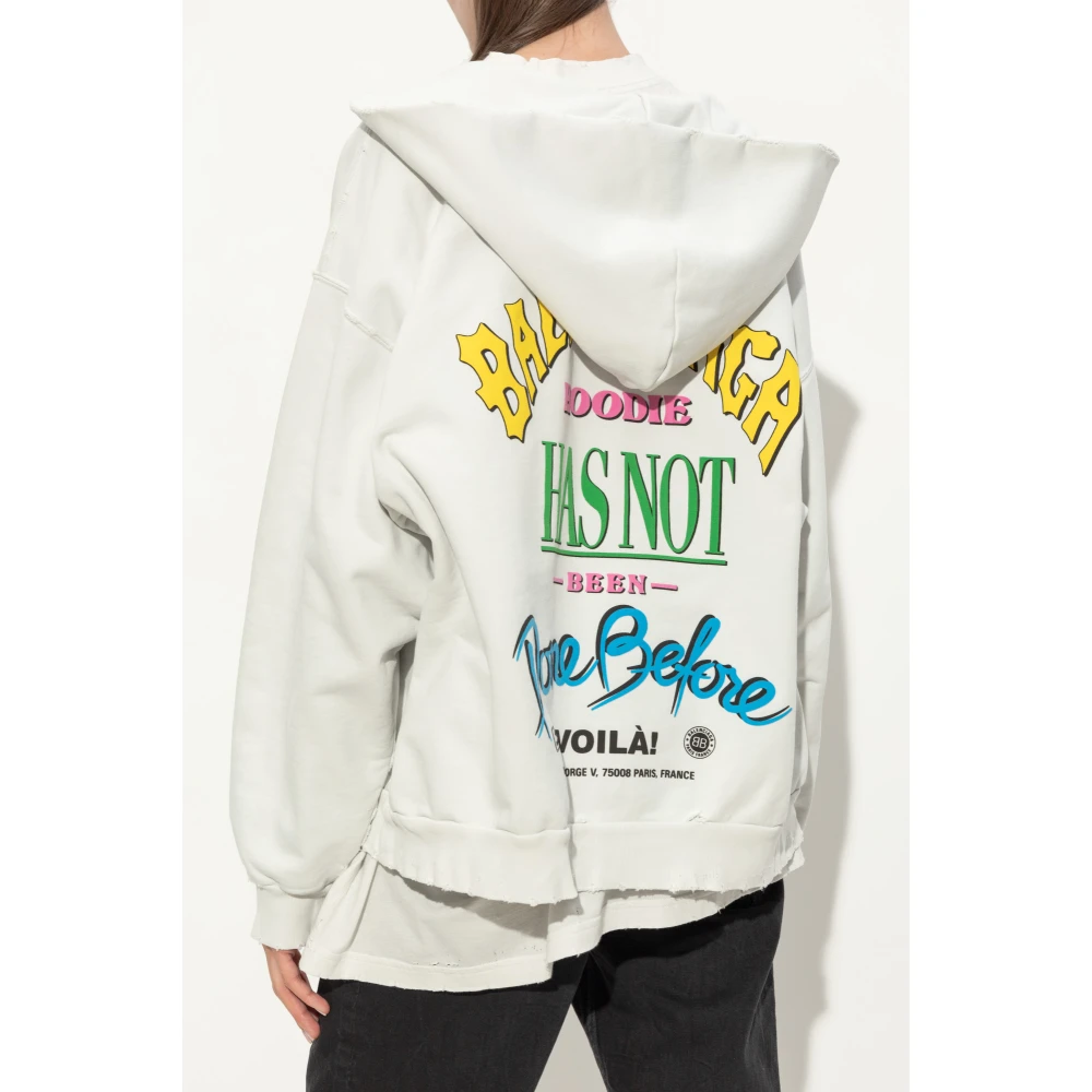 Balenciaga Katoenen sweatshirt Gray Dames