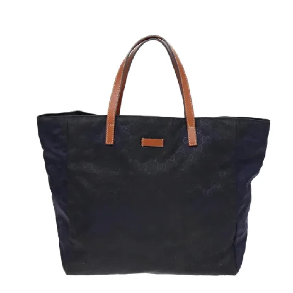 Gucci Vintage Pre-owned Nylon totes Black Dames
