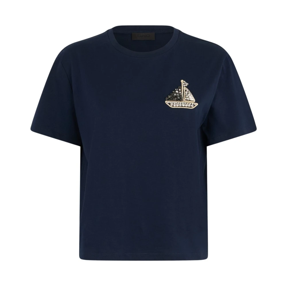 Liu Jo - Tops > T-Shirts - Blue - Liu Jo - Modalova