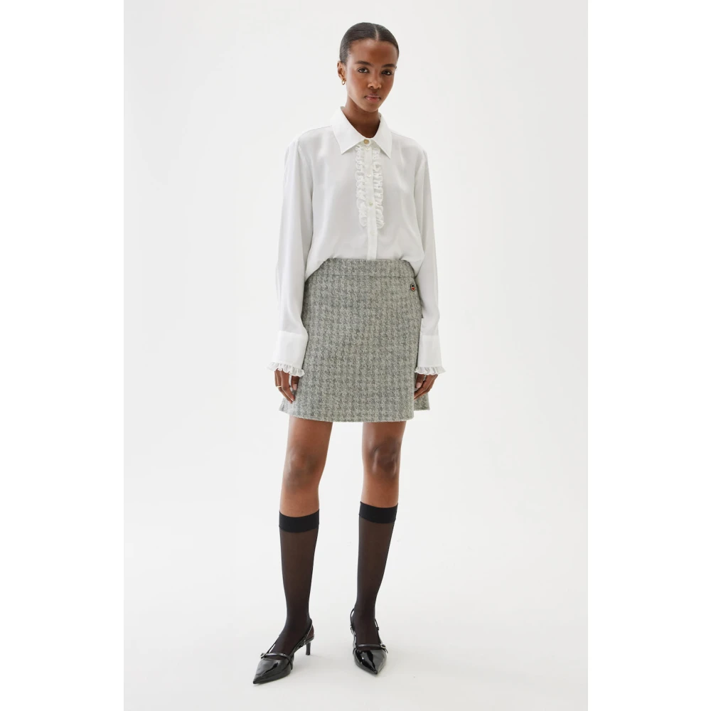 Busnel Nicoline Satijnen Blouse Beige Dames