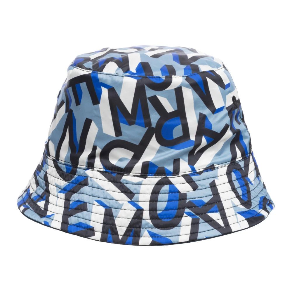 Emporio Armani Omkeerbare Logo Zwemkleding Hoed Multicolor Heren