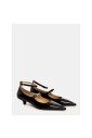 talons-en-cuir-verni-noir-avec-boucle
