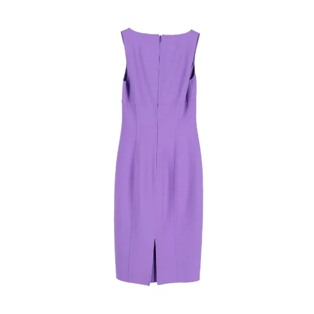 Michael Kors Pre-owned Wool dresses Purple Dames