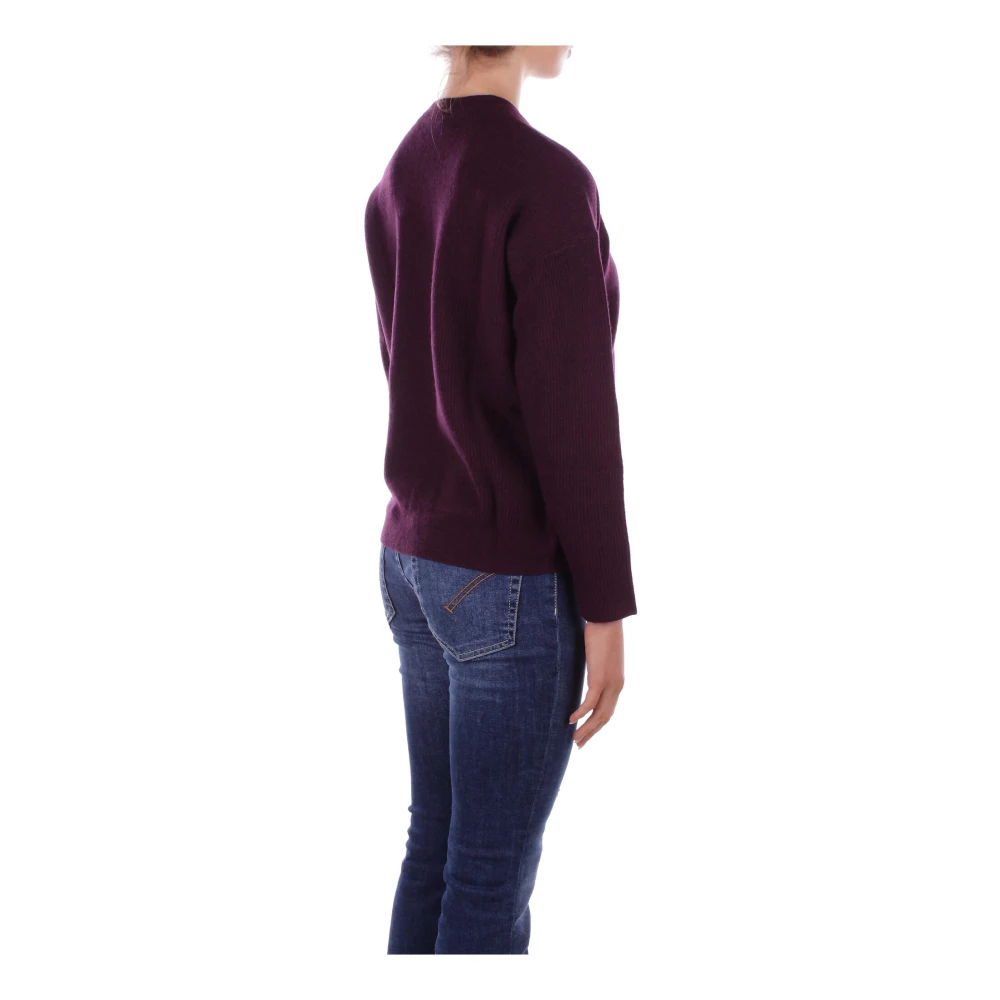 Liu Jo Logo Sweater Collection 1 Side Purple Dames