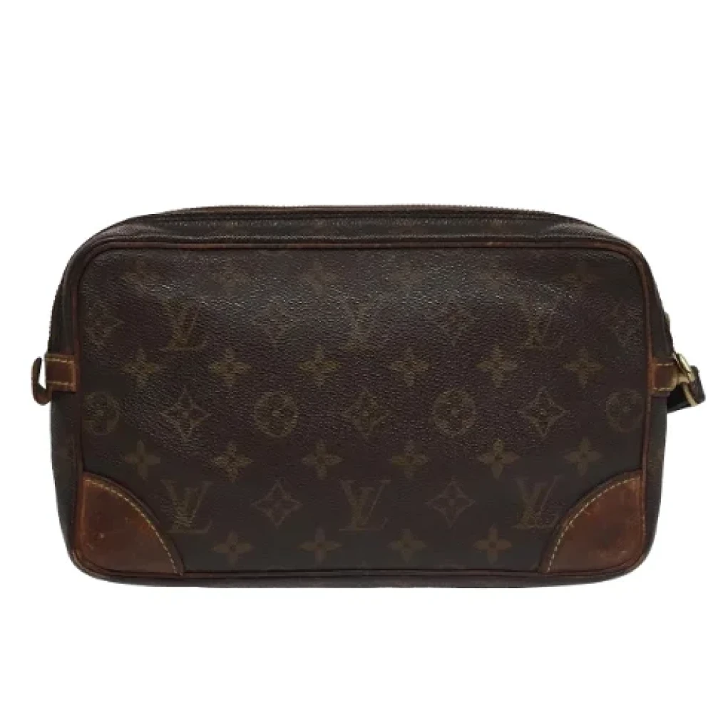 Louis Vuitton Vintage Pre-owned Canvas clutches Brown Dames