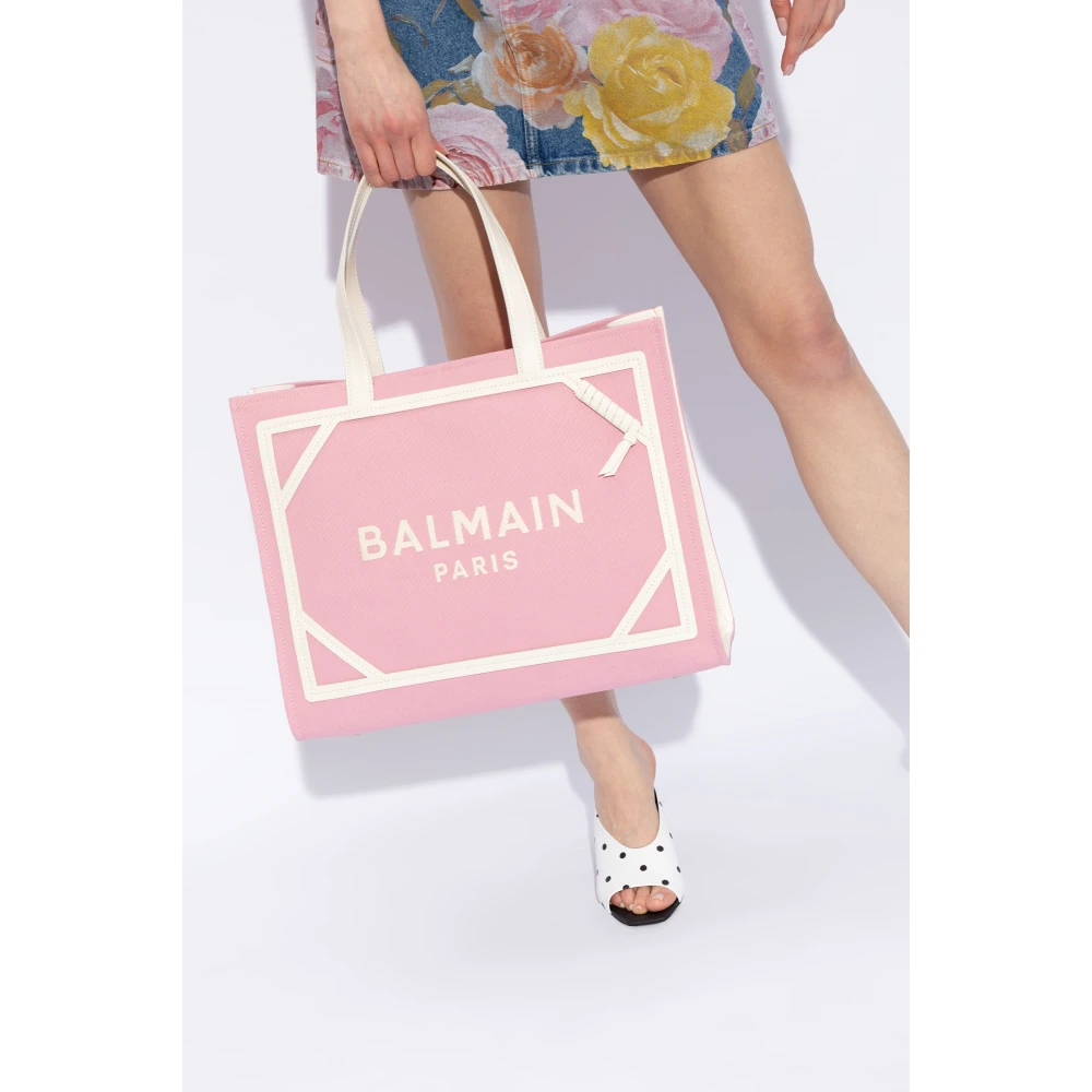 Balmain Medium shopper tas Pink Dames