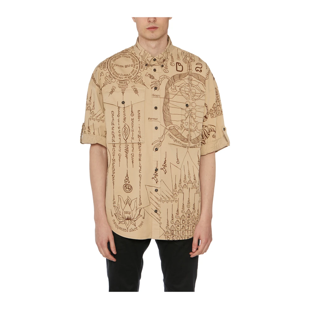 Shirts > Short Sleeve Shirts - - Dsquared2 - Modalova