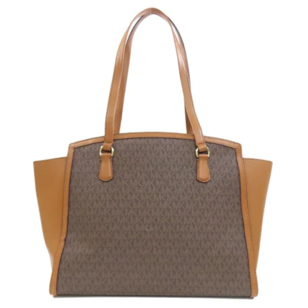 Michael Kors Pre-owned Plastic shoulder-bags Brown Dames