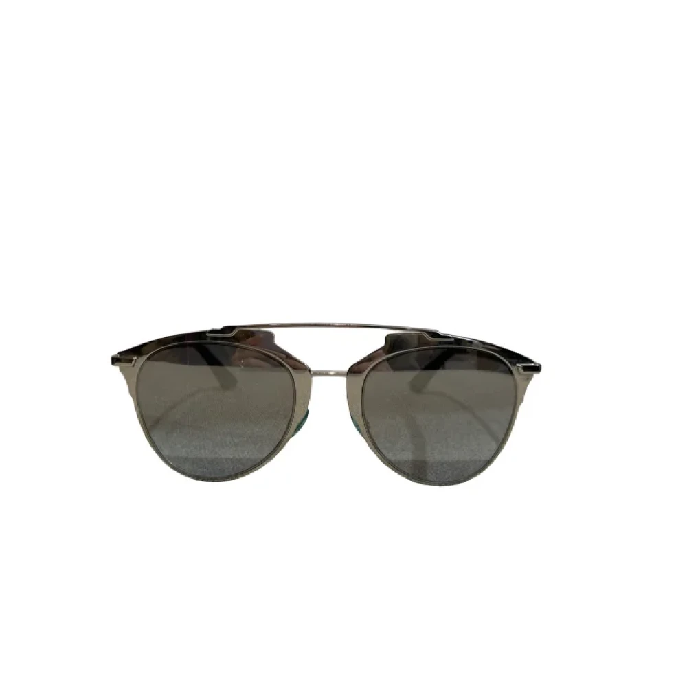 Dior Vintage Pre-owned Metal sunglasses Gray Dames