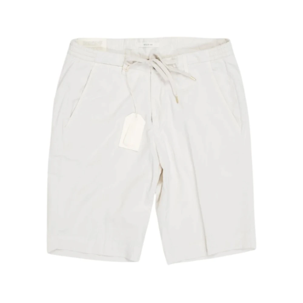 Briglia Mannelijk Beige Korte Broeken Heren, L, Crème Bermuda Shorts Met Zakken