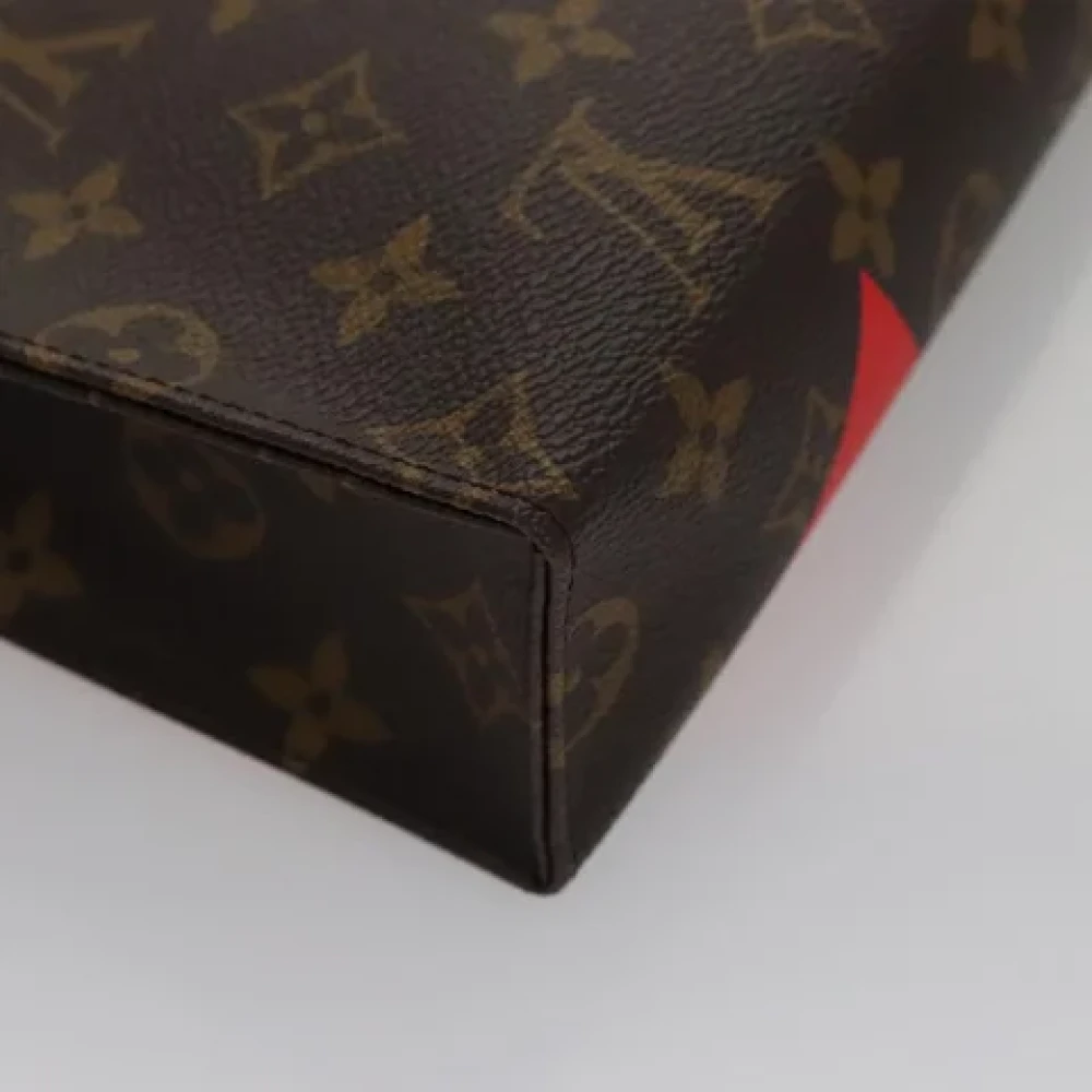Louis Vuitton Vintage Pre-owned Canvas clutches Brown Dames