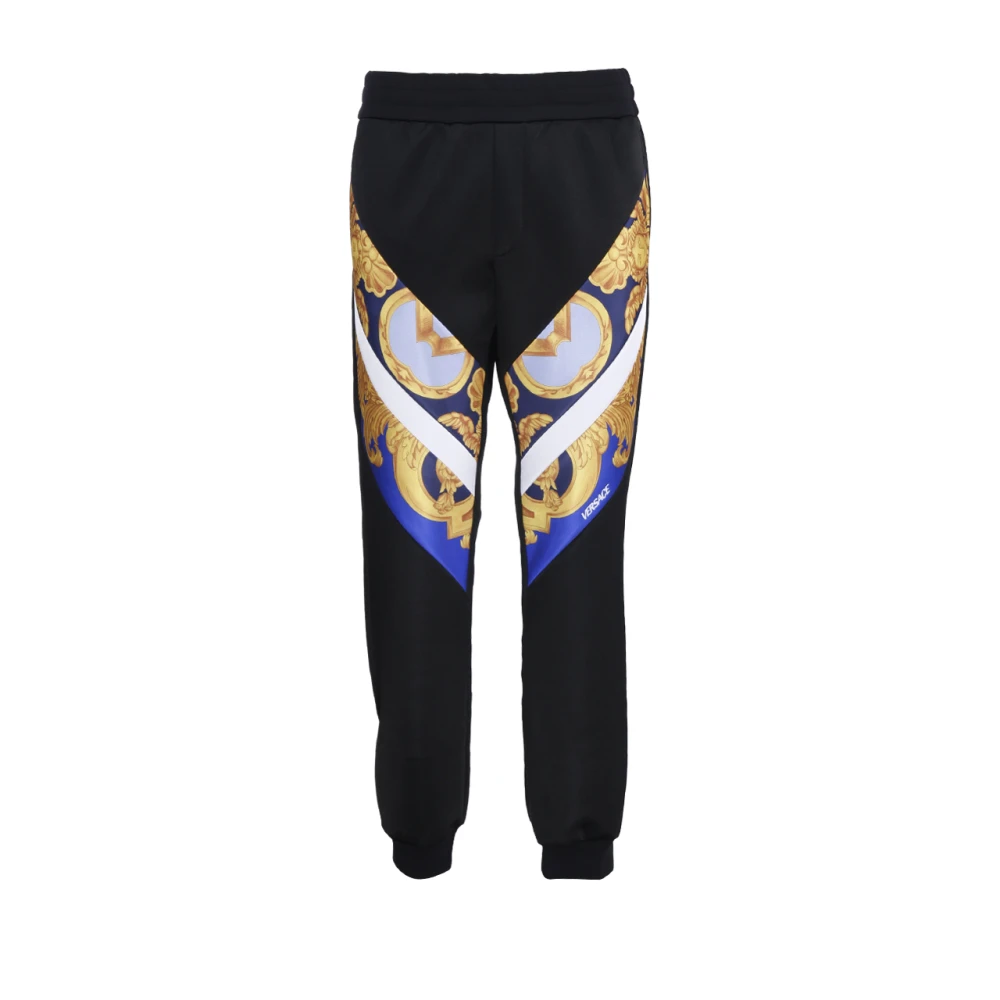 Versace Men's Black Joggers - Sweatpants - M - Trousers