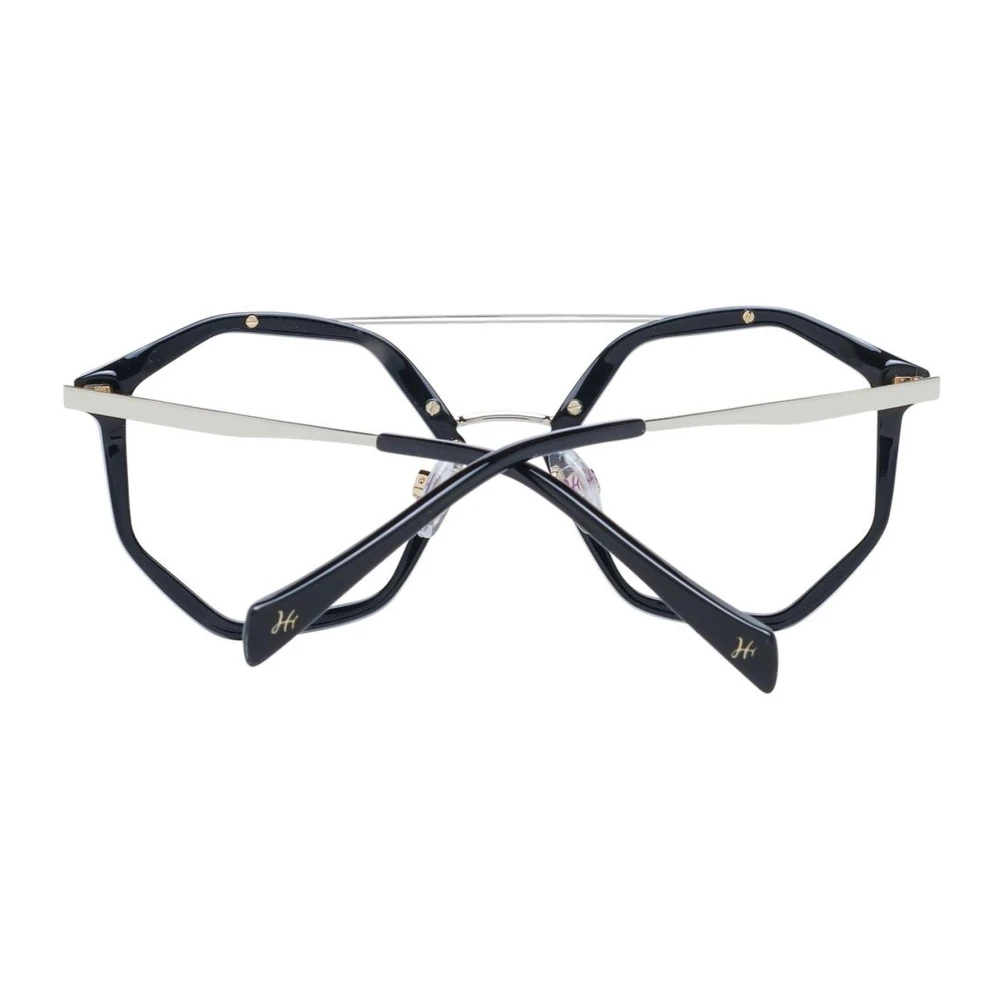 Ana Hickmann Zwarte Aviator Optische Frames met Demo Lenzen Black Dames