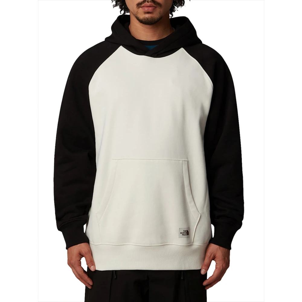 The North Face Heritage Hoodie Sweatshirt White Heren